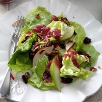 Pear & Pecan Salad with Cranberry Vinaigrette image