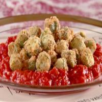 Fried Okra with Tomatoes image