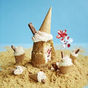 Cheesecake biscuit beach_image