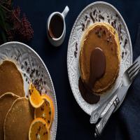 Pancakes with Chocolate-Orange Sauce_image