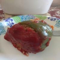Easy Stuffed Bell Peppers With Ketchup image
