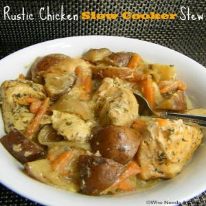 Rustic Chicken Slow Cooker Stew_image
