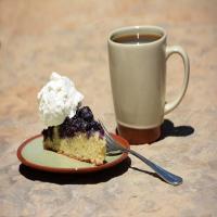 Blueberry Cornmeal Upside-Down Cake_image