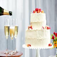 Vanilla-Buttermilk Wedding Cake with Raspberries and Orange Cream-Cheese Frosting_image