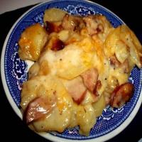Creamy Scalloped Potatoes & Kielbasa -My Way image