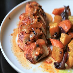 Broiled Paprika and Lemon-Pepper Chicken Breasts_image