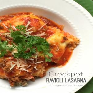 Easy Crockpot Lasagna Ravioli_image