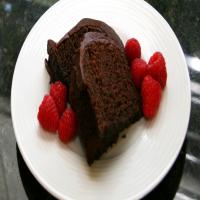 Easy Chocolate Raspberry Cake With Chocolate Ganache_image