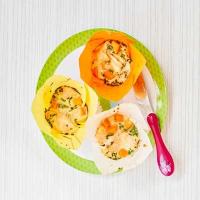 Toddler recipe: Salmon & sweet potato muffins image