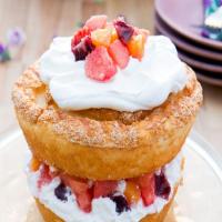 Grilled Angel Food Cake with Citrus Compote image