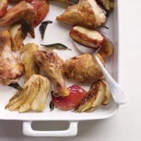 Baked Chicken with Fennel and Apples image