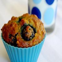 Blueberry Oatmeal Muffins With Walnuts image