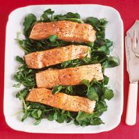 Slow-Roasted Salmon with Green Sauce image