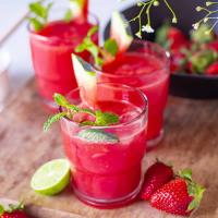 Refreshing Watermelon Strawberry Limeade_image