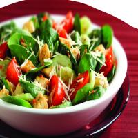 Parmesan Spinach Salad image