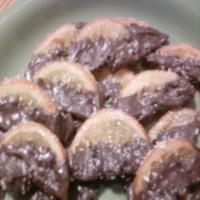 Candied Orange Slices Dipped in Chocolate image