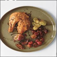 Chicken with Roasted Grapes and Shallots image