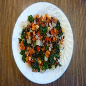 Kale With Beans and Potatoes image