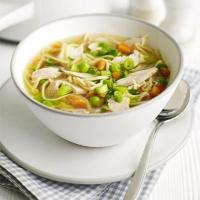 Turkey noodle soup image