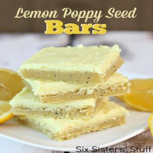 Lemon Poppy Seed Bars Recipe_image