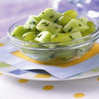 Grape and Honey Dew Green Salad with Mint Splash image