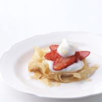 Phyllo Nests with Strawberries and Honey image