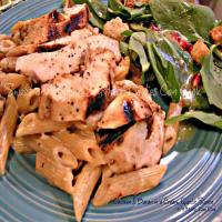 Chicken & Bacon with Penne in Creamy Garlic Sauce_image