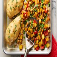 Sheet-Pan Curried Chicken and Vegetables image