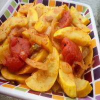 Sauteed Yellow Squash and Tomatoes image