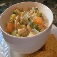 Low-Fat Clam & Vegetable Chowder image