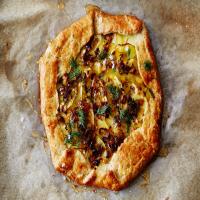 Leek and Potato Galette With Pistachio Crust image