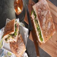 Picnic Sandwich W/ Roasted Red Pepper Pepperoncini Spread_image