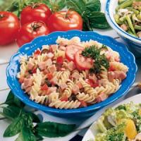 Basil Pasta and Ham Salad image
