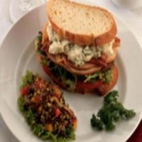 Smoked Turkey Cobb Sandwich with Blue Cheese Mayo_image