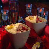 Chocolate Pudding with Candy Roses_image