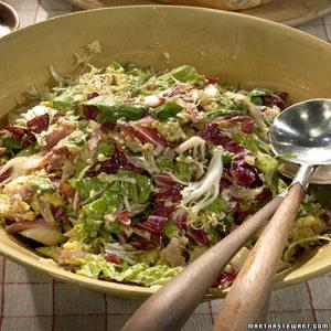 Warm Salad with Egg and Pancetta image