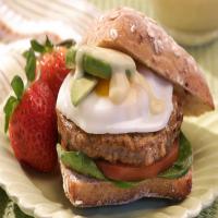 Country Style Chicken Sausage Eggs Benedict image