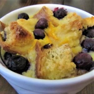 Blueberry Brioche Pudding image