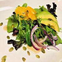 Avocado-Orange Salad with Sun Flower Seeds_image