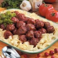 Picante Cranberry Meatballs_image