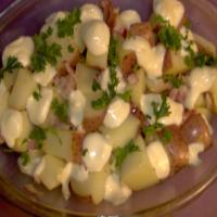 Warm Potato Salad With Brie image