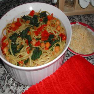 Chickpea Cassoulet with Tomatoes and Chard image