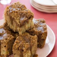 Apple Coffee Cake with Crumble Topping and Brown Sugar Glaze_image