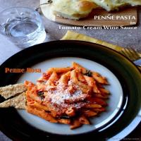 Pasta - Penne Rosa in Tomato-Cream Wine Sauce_image
