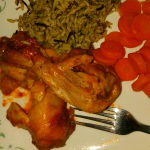 Red Chicken with Vegetables_image
