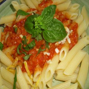 Thick Cheesy, Tomato, Lentil Pasta Sauce image