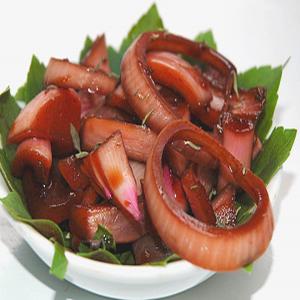 Marinated Red Onions and Dressing image