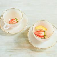 Green tea with strawberry & peach_image