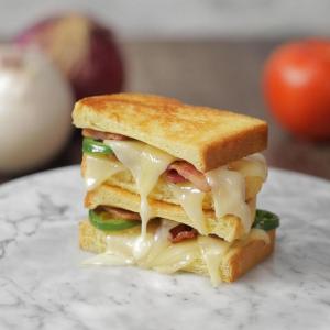 Loaded Grill Cheese: Cheese And Spice And Everything Nice Recipe by Tasty image