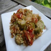 Skillet Okra and Rice image